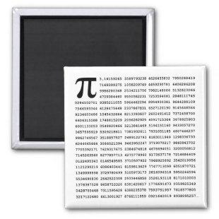 1000 First Digits Pi Number | Mathematical symbol Magnet