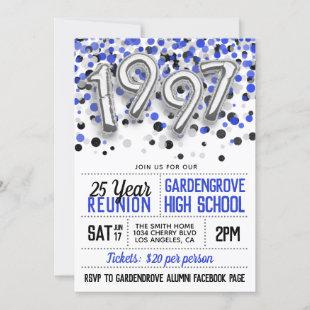 1997 High School College Reunion Invitation