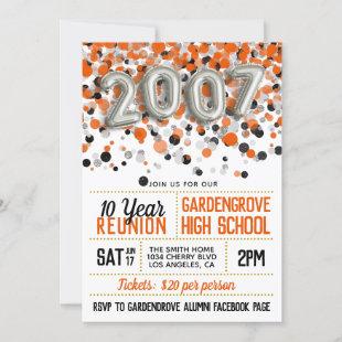 2007 High School College Reunion Invitation