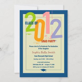 2012 Graduation Fun Party Invitation