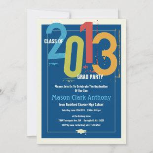 2013 Graduation Fun Party Invitation