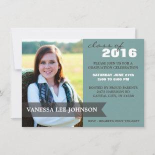 2016 Graduation Party - Sassy Classy Banner Invitation