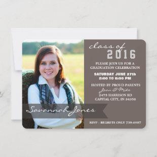 2016 Graduation Party - Time To Celebrate! Invitation