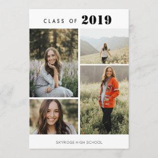 2020 Photo Collage Graduation Invitation