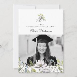 2022 Wildflower Graduation Photo Invitation