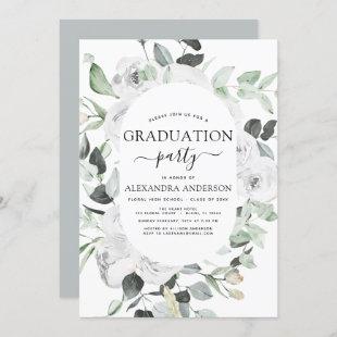 2023 Graduation Floral Eucalyptus Greenery Invitation
