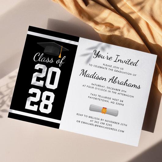 2023 Graduation Party Typography Invitation
