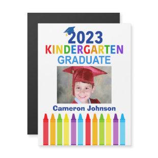2023 Kindergarten Graduation Custom Card Magnet