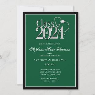 2024 Nursing Medical Field Graduation Invitation