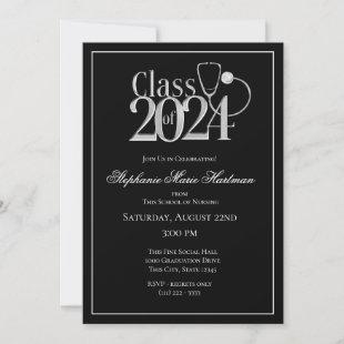 2024 Nursing Medical Field Graduation Invitation