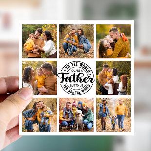 8 Photo Collage All Occasion World's Best Father Card