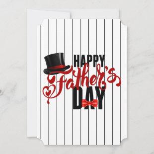 A Class Act Father's Day Party Invitations