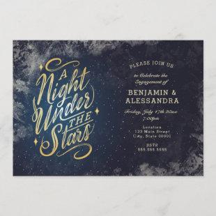 A Night Under the Stars Invitation