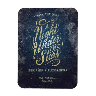 A Night Under the Stars Save The Date Magnet