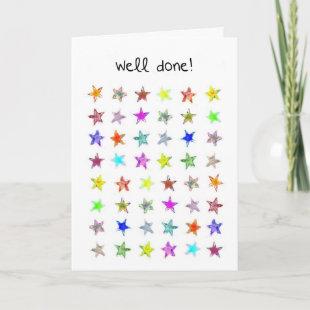 A Well done card