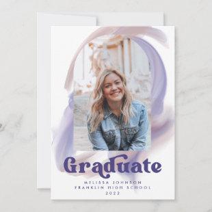 Abstract Arch Photo Graduation Announcement