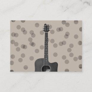"Acoustic Guitar" Card