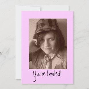 Add YOUR Photo Invitations Birthday Any Occasion