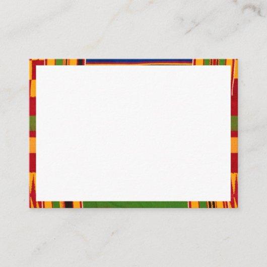 African Pattern Enclosure Cards