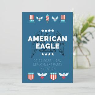 American Eagle Deployment Party Invitation