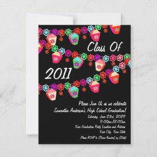 Any Year~ Lanterns Graduation Party Invitation