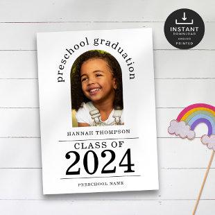 Arch Photo Preschool Graduate 2024 Announcement