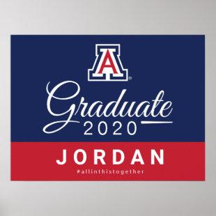 Arizona Wildcats Graduate Class of 2020 Poster