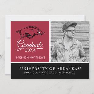 Arkansas Razorbacks Graduate Invitation