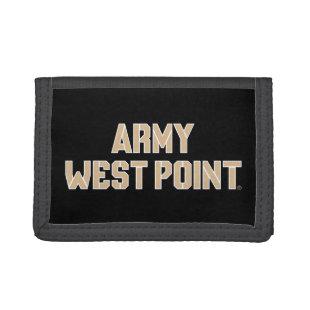 Army West Point Word Mark Trifold Wallet