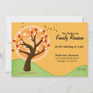 Autumn Family Reunion Invitation