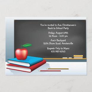 Back to School Time Invitation