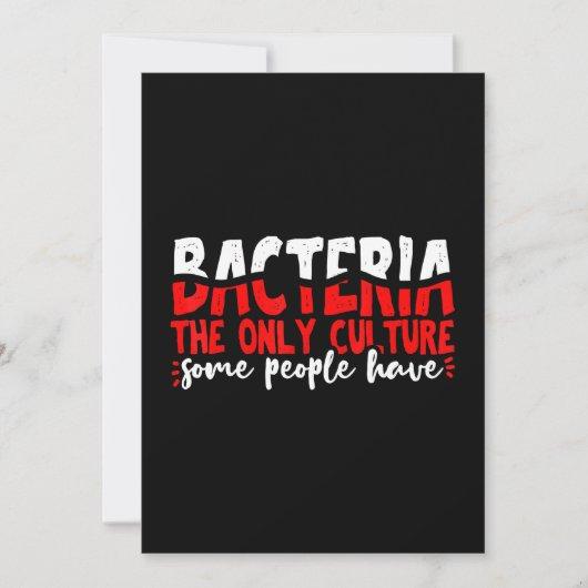 bacteria microbiology science holiday card