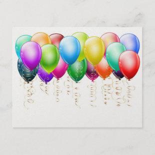Balloons Invitation