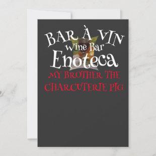 Bar à Vin Wine Bar Enoteca  Invitation