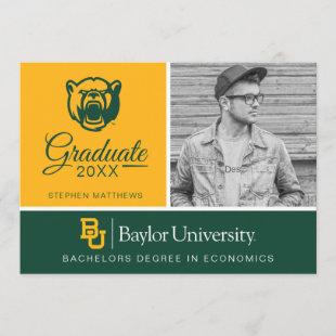 Baylor University Graduation Announcement