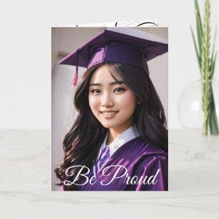 Be Proud Graduation Card (1) Holiday Card