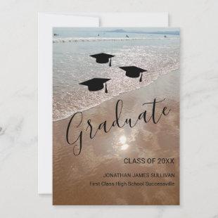 Beach Graduation Announcement