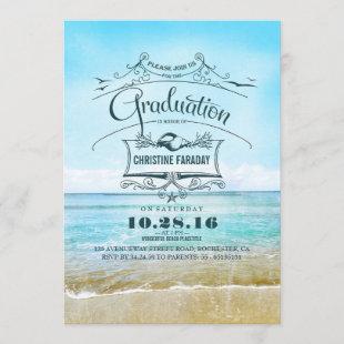 Beach Graduation Invitation
