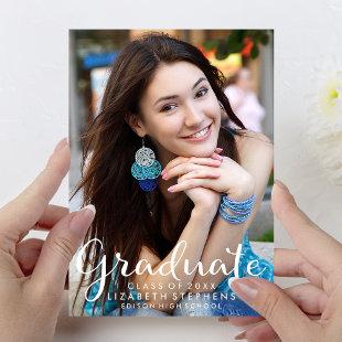 Beautiful Graduation Photo Announcement