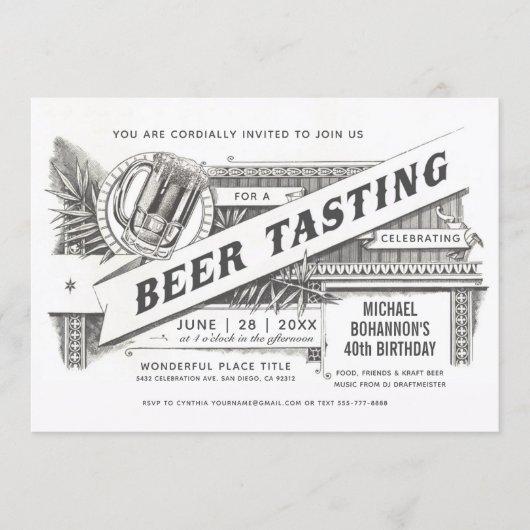 Beer Tasting Invitations | Supreme Vintage