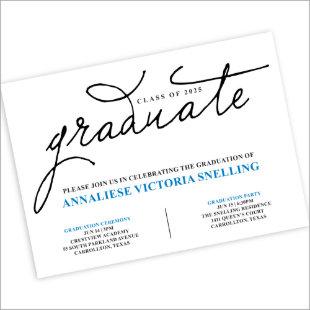 Berkeley Graduation Invitation - Set Of 24