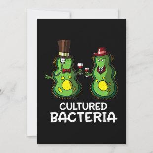 biology cultured bacteria funny student science holiday card