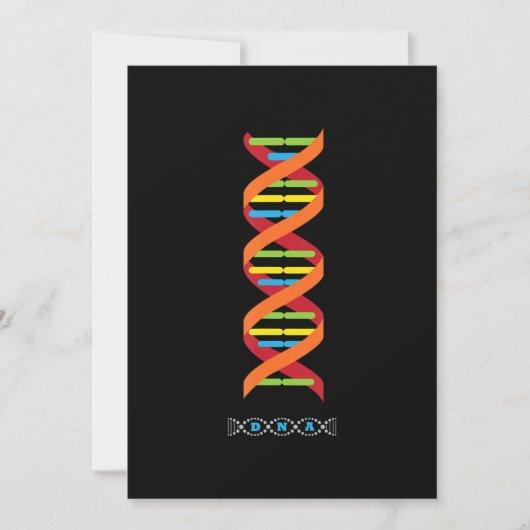 biology dna molecule  science teacher genes holiday card
