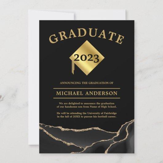 Black Gold 2024 Graduation Announcement