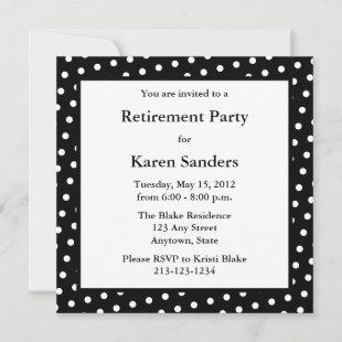 Black Square Formal Party or Event Invitation