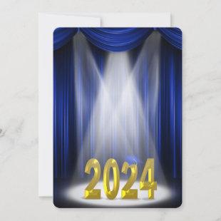 Blue and Gold 2024 Commencement Invite