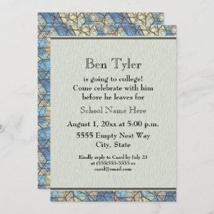 Blue and Gray Trunk Party Invitation