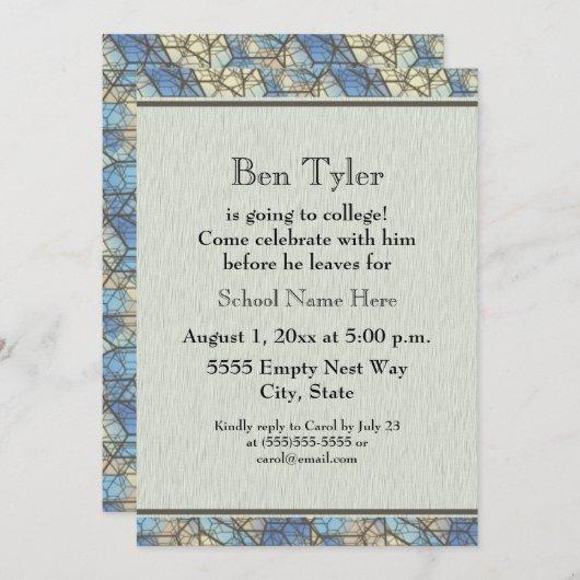 Blue and Gray Trunk Party Invitation