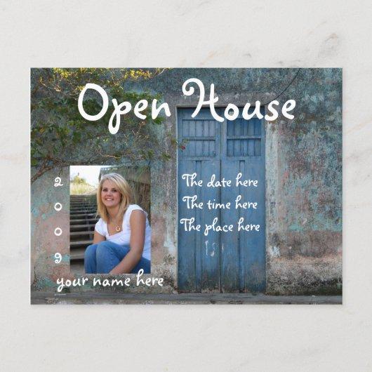 Blue Doors Open House Postcard