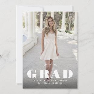 Bold Type Graduation Photo Announcement and Party